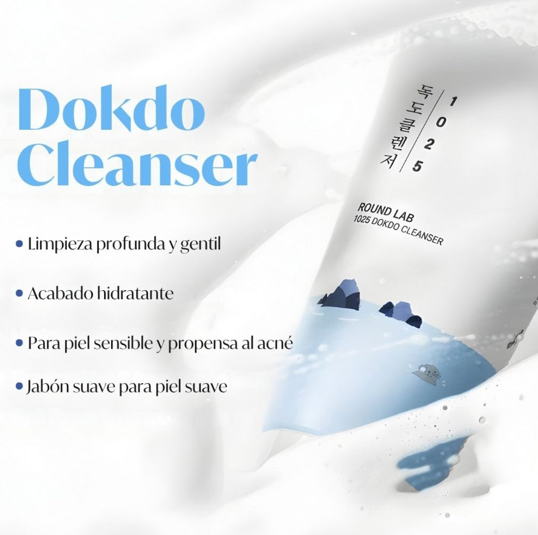 ROUND LAB 1025 Dokdo Cleanser 150ml | Limpiador Hidratante Suave