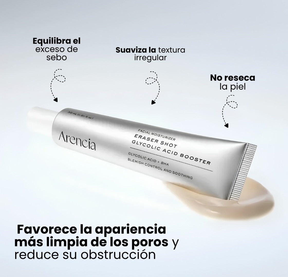 Arencia Eraser Shot Glycolic Acid Booster | Exfoliante AHA + BHA + PHA