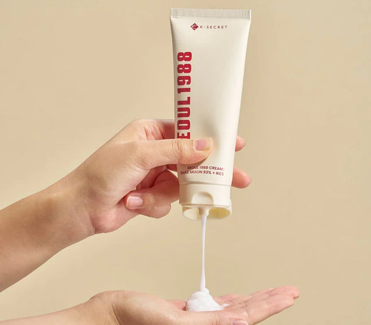 K-SECRET Seoul 1988 Crema Facial | Snail Mucin 93% + Arroz | Reparadora, Hidratante & Glow