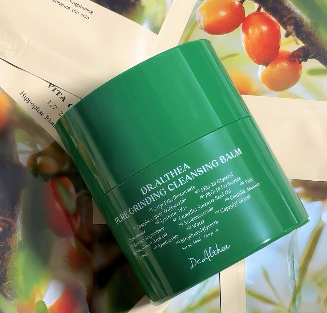 Dr. Althea Pure Grinding Cleansing Balm | Bálsamo limpiador suave, hidratante y calmante