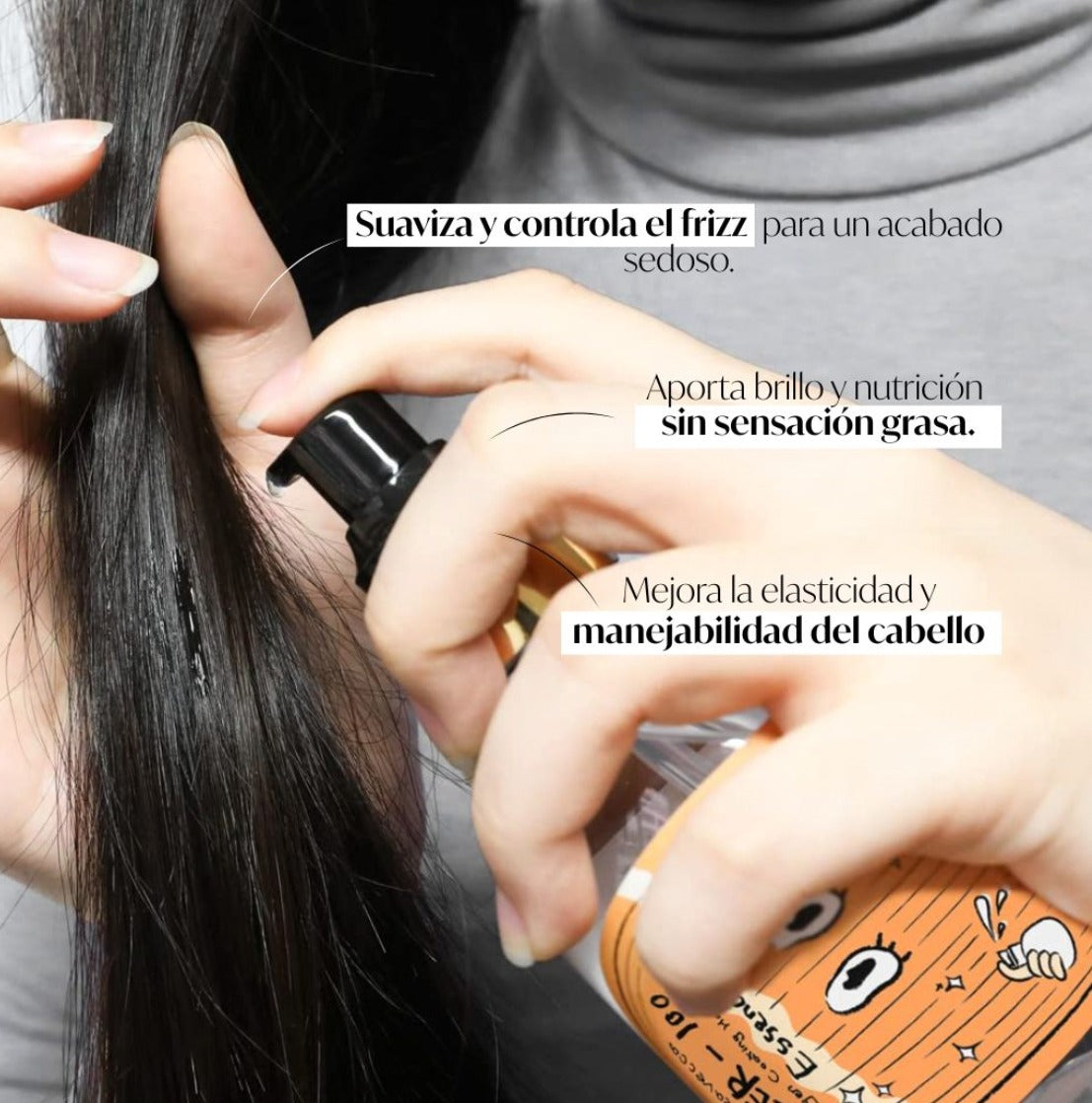 Elizavecca CER-100 Collagen Coating Hair A+ Muscle Essence – Ampolla Capilar Reparadora con Colágeno y Proteínas
