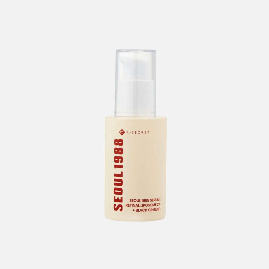 K-SECRET Seoul 1988 Serum | Retinal Liposome 2% + Black Ginseng | Antiarrugas, Firmeza & Renovación de la Piel