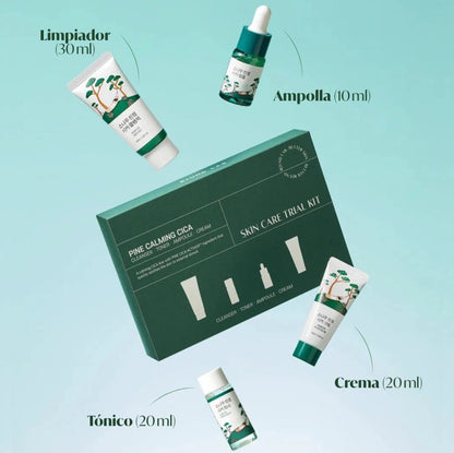 ROUND LAB Pine Calming Cica Trial Kit | Centella Asiática y Extracto de Pino