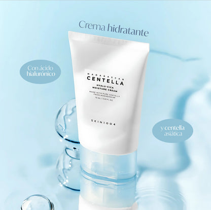 SKIN1004 Hyalu-Cica Moisture Cream 75ml | Crema Hidratante y Calmante