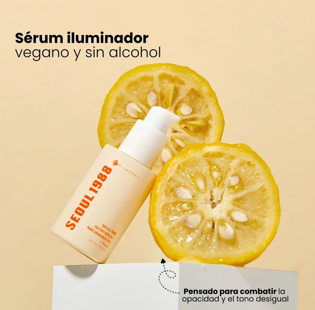 K-SECRET SEOUL 1988 Glow Serum | Niacinamida 15% + Yuja