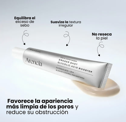 Arencia Eraser Shot Glycolic Acid Booster | Exfoliante AHA + BHA + PHA