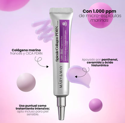 Mary&May Spicule Collagen PDRN Cream | Crema con Colágeno, PDRN y Espículas