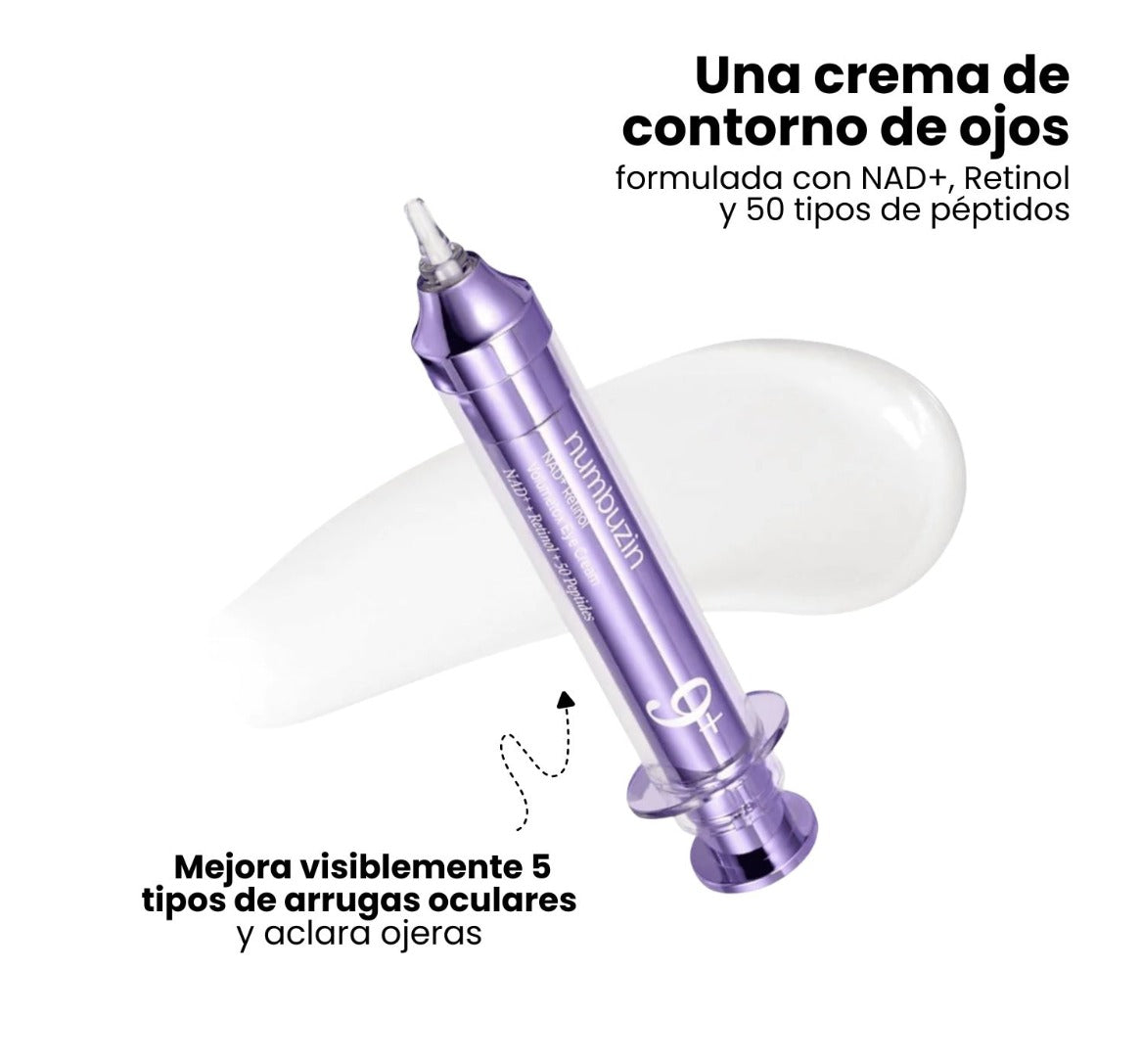 Numbuzin No.9 NAD+ Retinol Volumetox Eye Cream | Contorno de Ojos Antiedad