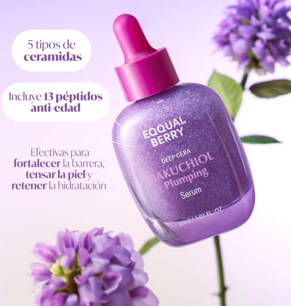 Bakuchiol Plumping Serum | Anti-edad suave, efecto relleno y glow natural