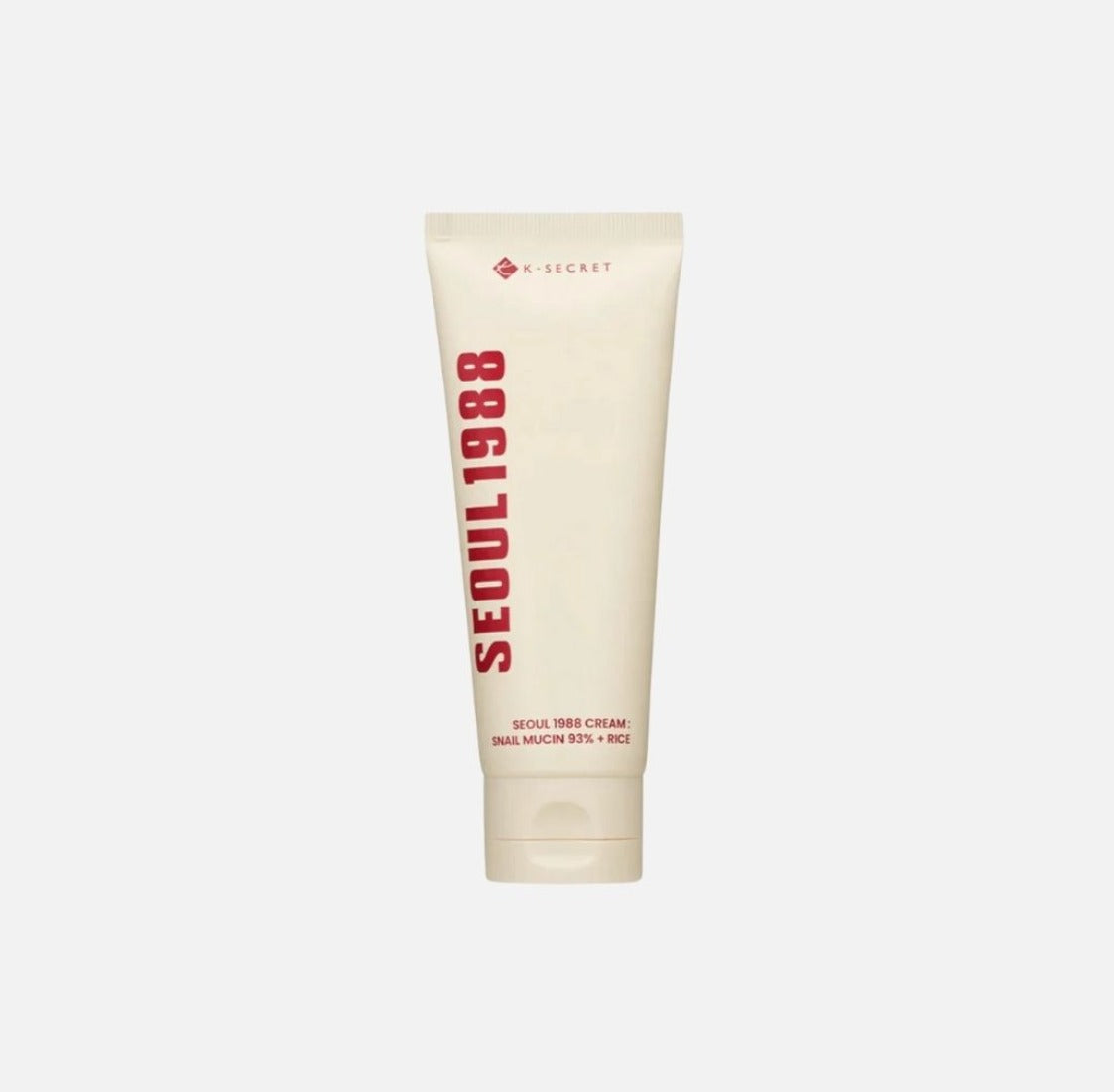 K-SECRET Seoul 1988 Crema Facial | Snail Mucin 93% + Arroz | Reparadora, Hidratante & Glow